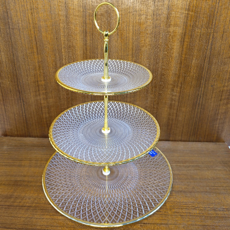 3-Tier Round Cake & Cupcake Stand