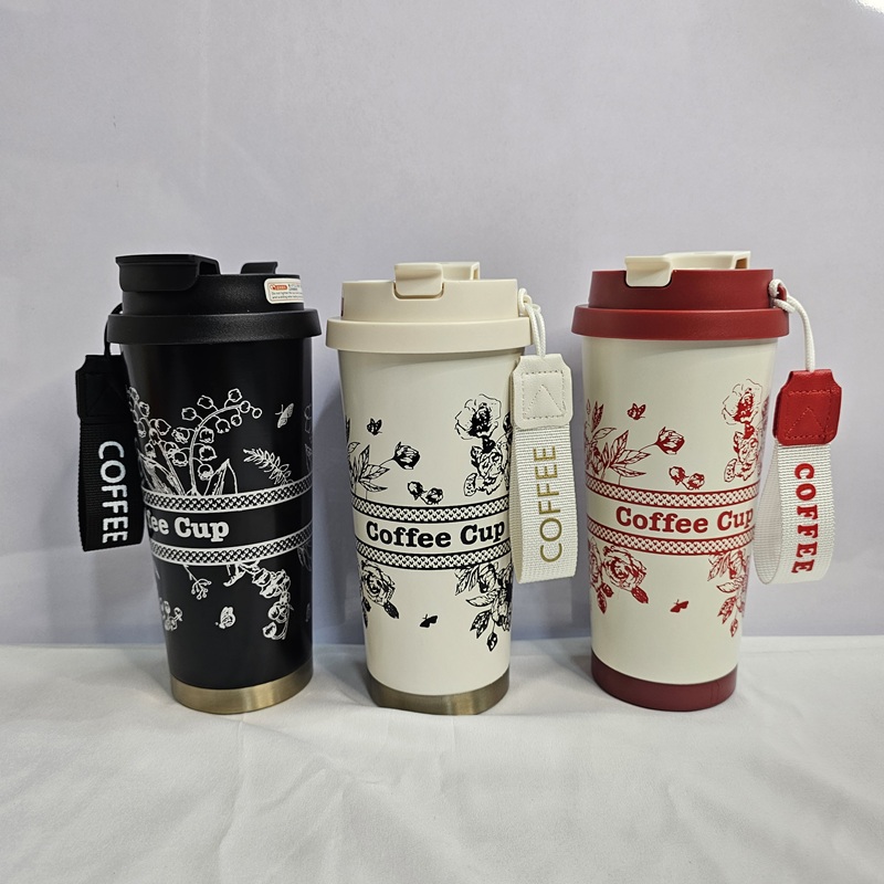 500ml Coffee Cup with Double Sipper – Premium Quality